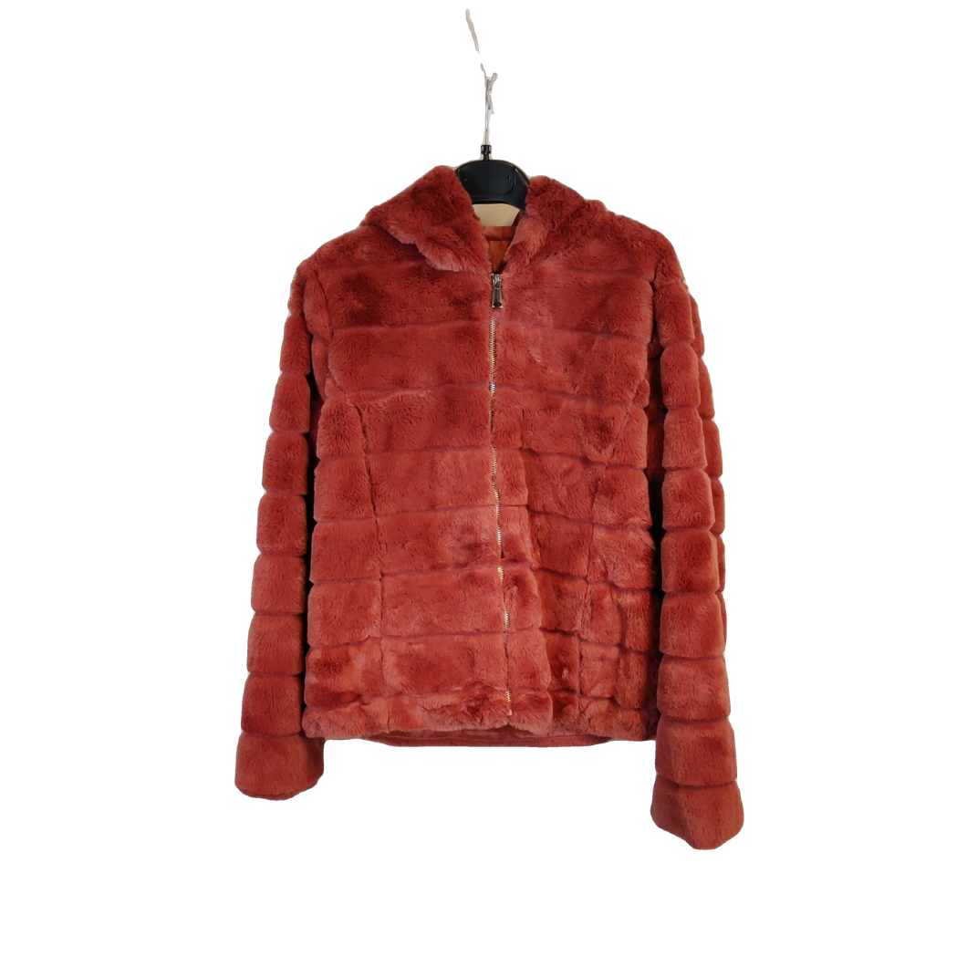 (171528) Koral pels kvinder jakke