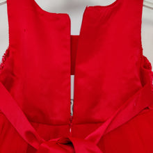 Indlæs billede til gallerivisning Min´s (RNG-2228) Rød pigekjole / baby kjole med perler
