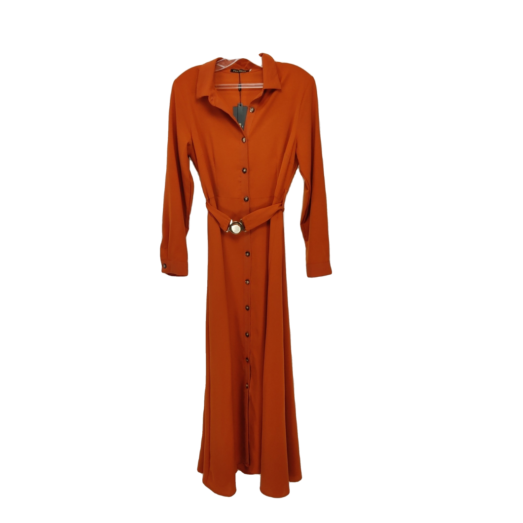 Fashion (CH5863) Orange Cardigan