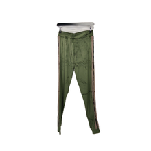 Indlæs billede til gallerivisning Fashion ENSET-863 Grøn velvet Hættetrøje med bukser til damer
