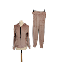 Indlæs billede til gallerivisning Sister BFSET-137 Lyserød Velvet høttetrøje med bukser sæt til Damer
