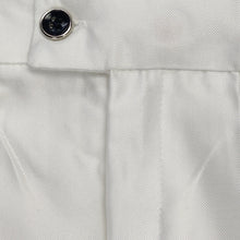 Indlæs billede til gallerivisning Hvid drenge jakkesæt med sorte krave 3 dele. B.B. Boum 1357

