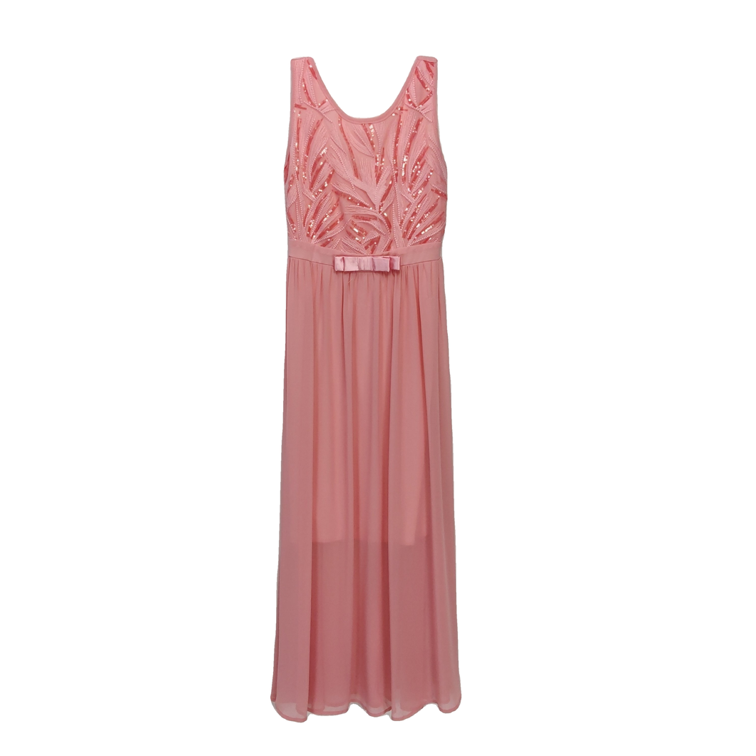 Pink Rose FC-157 Lyserød pige kjole