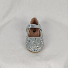 Indlæs billede til gallerivisning Sølv piger sko, baby fest sko. 3C C3012A
