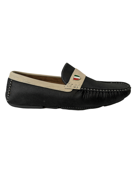 Loafers (C15013) Sort / Beige herre sko