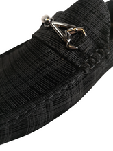 Indlæs billede til gallerivisning Loafers (C15039) Sort Ternet herre sko
