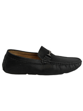 Indlæs billede til gallerivisning Loafers Sort med kæde (C15008) herre sko
