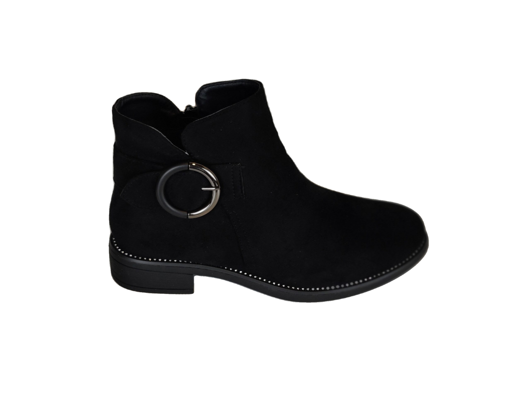 SDS 7381-PA Black Lace-up boots