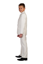 Indlæs billede til gallerivisning Råhvid Jakkesæt - blazer, bukser og vest