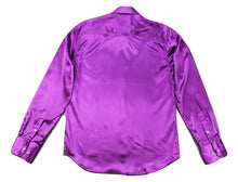 Indlæs billede til gallerivisning Lilla satin skjorte / slim fit