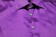 Indlæs billede til gallerivisning Lilla satin skjorte / slim fit