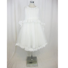 Indlæs billede til gallerivisning Hvid Kjole M. Slør Pigekjole