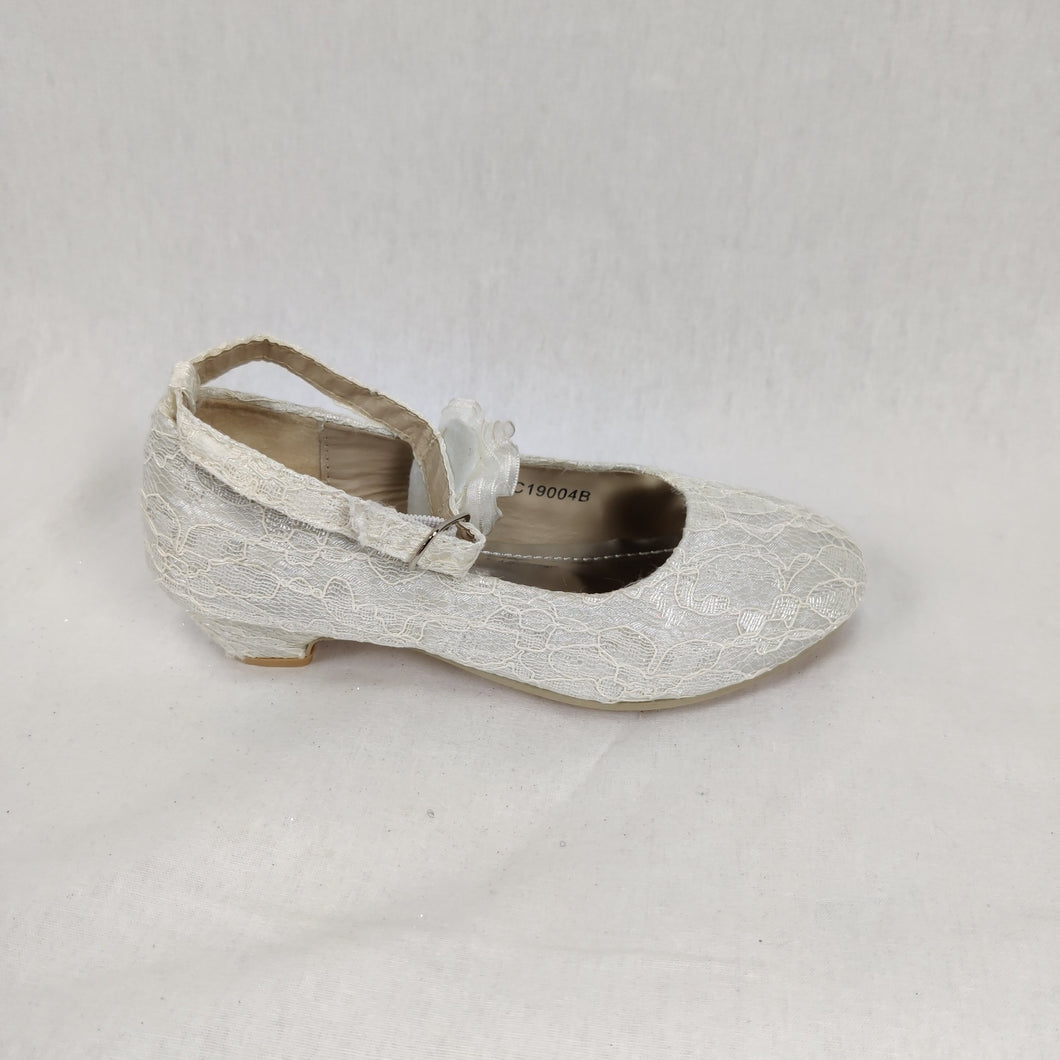 Hvide fine sko | Festsko til piger | 3C (C19004B)