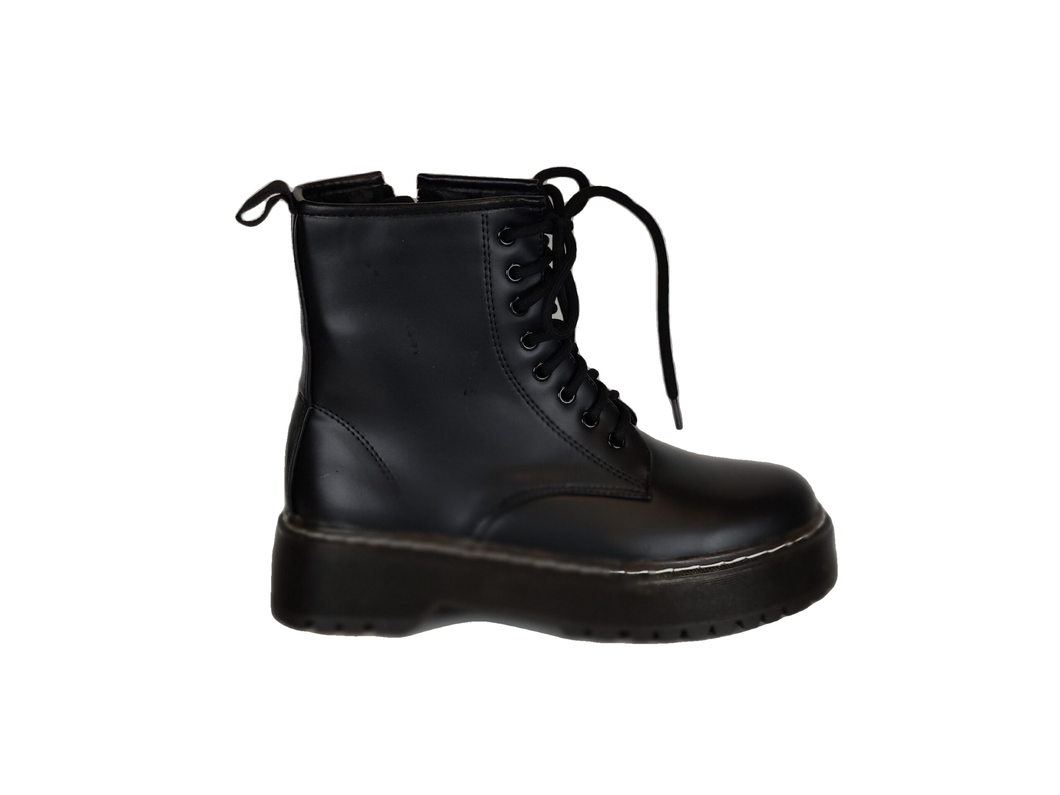 Jumex (HL02) Black Lace-up boots