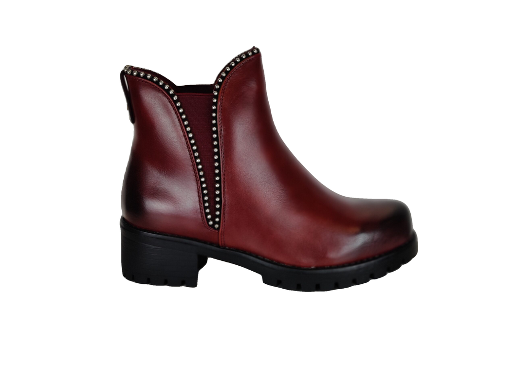 SDS 7371-PA Wine Lace-up boots