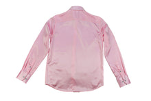 Indlæs billede til gallerivisning Lyserød satin skjorte / slim fit