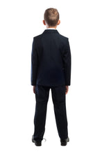 Indlæs billede til gallerivisning Mørkeblå Jakkesæt - blazer, bukser og vest