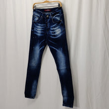 Indlæs billede til gallerivisning Blå Jeans, Cowboybukser med huller
