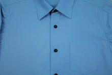 Indlæs billede til gallerivisning Azurblå Langærmede Skjorte
