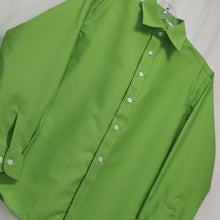 Indlæs billede til gallerivisning Grøn Langærmede Drenge Skjorte
