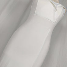 Indlæs billede til gallerivisning Luna 6528 Hvid Kjole. Lang dame kjole
