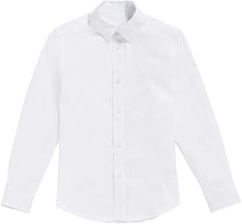 Indlæs billede til gallerivisning Drenge Skjorte hvid. Klassisk. Langærmet. Oxford
