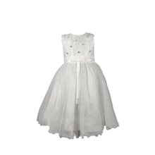 Indlæs billede til gallerivisning T.L Mariage (TL0600) Hvid kjole med glitter. Piger
