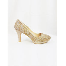 Indlæs billede til gallerivisning Super Me (KN010) Pumps Gold (Heel 8,5 cm.)
