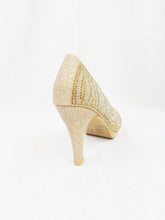 Indlæs billede til gallerivisning Super Me (KN010) Pumps Gold (Heel 8,5 cm.)
