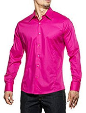 Indlæs billede til gallerivisning Pink satin skjorte / slim fit
