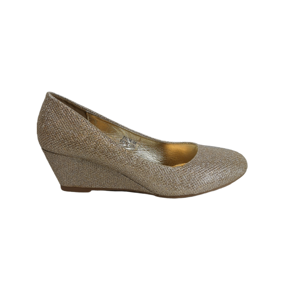 Alice (XF666) Wedges - Champagne (Heel 5 cm.)