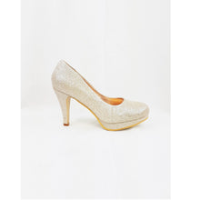 Indlæs billede til gallerivisning - Emilia (JW777) Pumps Champagne  (Heel 9 cm.)
