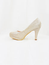 Indlæs billede til gallerivisning - Emilia (JW777) Pumps Champagne  (Heel 9 cm.)
