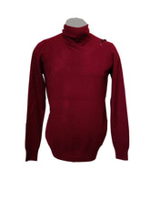 Indlæs billede til gallerivisning TMK Jeans (YYo2-15) Maroon Turtleneck
