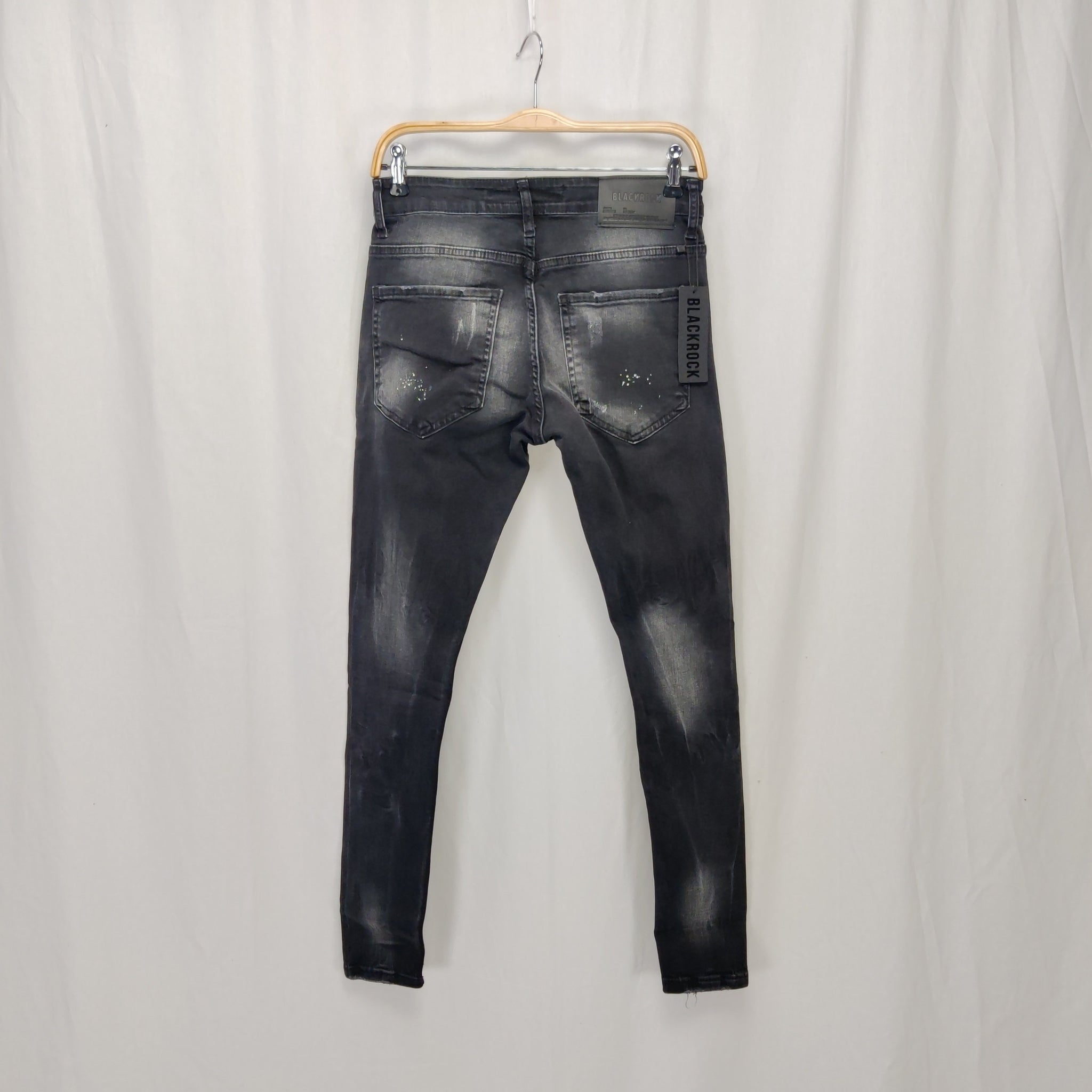 Rust spray koste Sort Jeans, Cowboybukser med huller – 1000 Ting