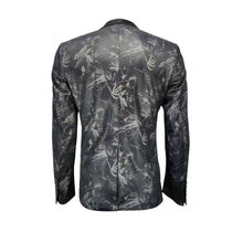 Indlæs billede til gallerivisning Gilgavin (6603) Sort Blazer med blomster
