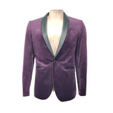 Indlæs billede til gallerivisning Gilgavin 08254 Lilla velvet blazer til Herre
